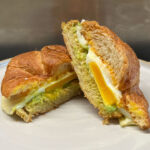 angelica's croissant egg cheese avocado mayo tomatoes